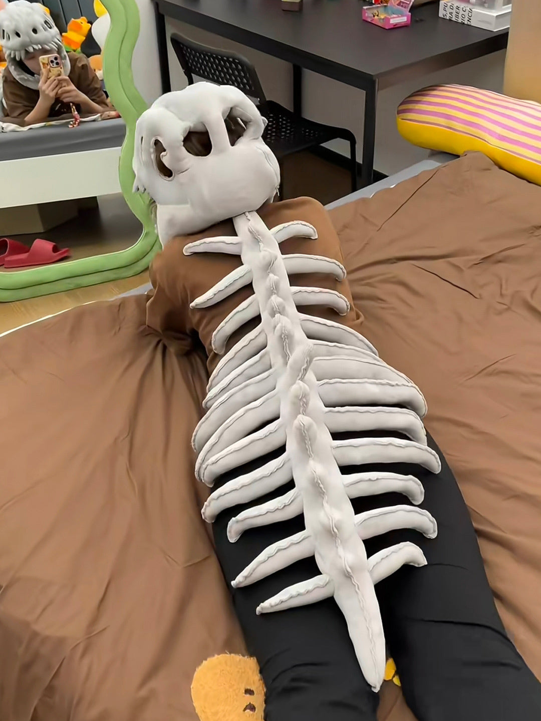 Wearable Dinosaur Skeleton Plush