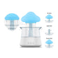 Ultrasonic Atomizing Cloud And Rain Humidifier Wood Grain Seven Color Light Aromatherapy Machine